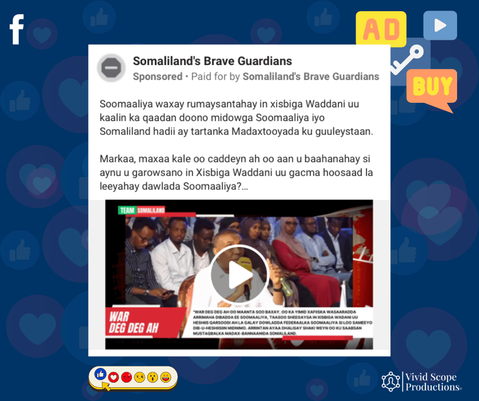 Ad campaign by Somaliland's Brave Guardians.