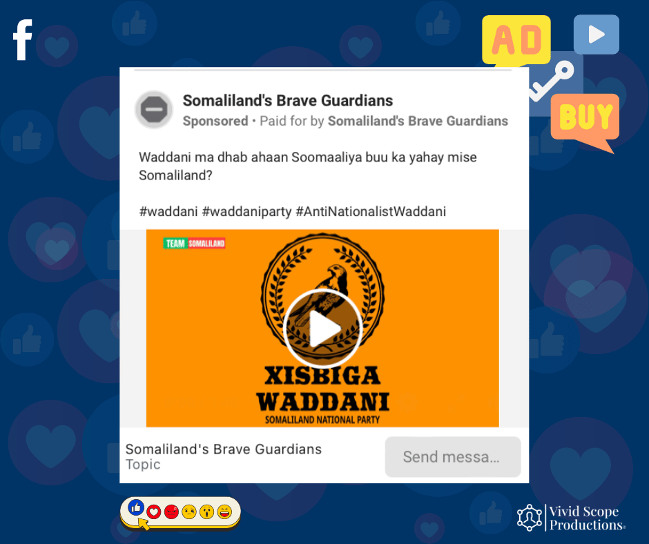 Ad campaign by Somaliland's Brave Guardians.